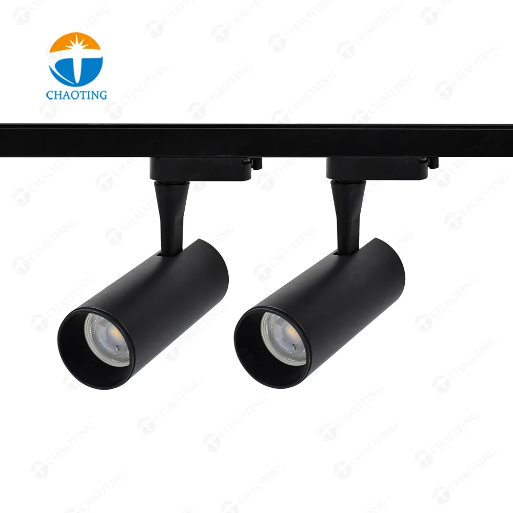 

High Quality Aluminum 2 3 4 Phase Wire Rail Lighting System Spot 360 Angle Adjustable Showroom Shop Exhibition Led Track Light