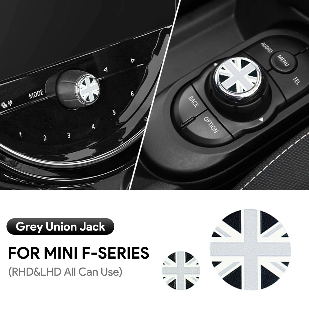 

Автомобильные аксессуары для MINI Cooper F55 F56 F57 F60 Countryman Clubman, центральное управление громкостью, мультимедийная кнопка, ручка, наклейка, Стайлинг