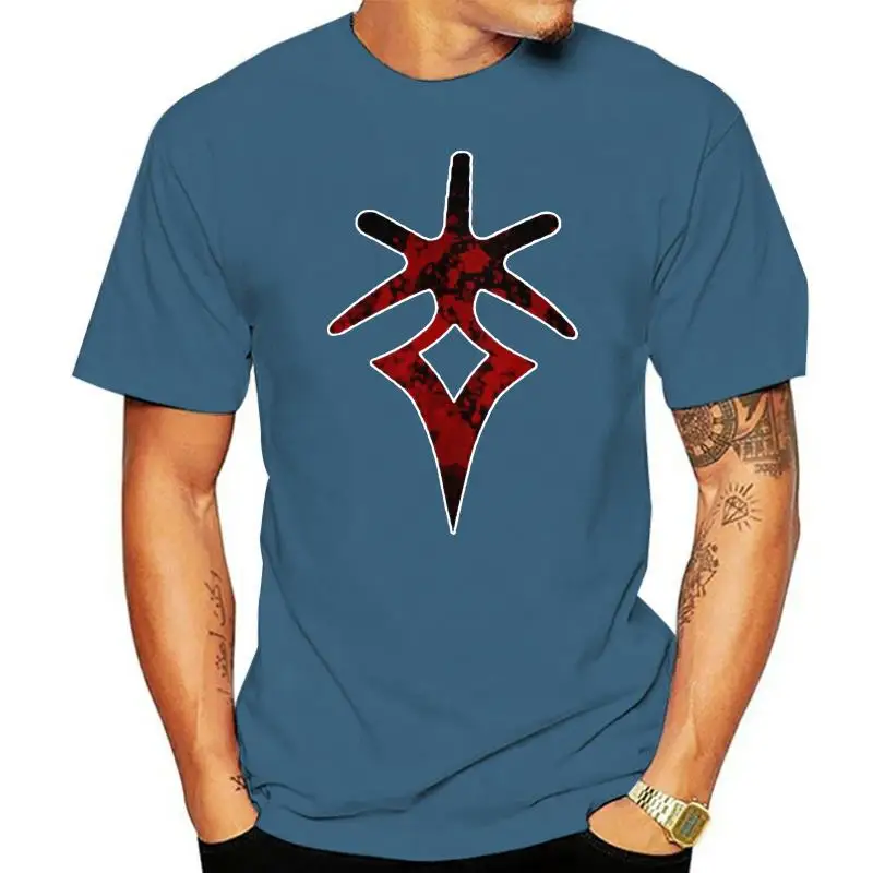 Dark Knight - DRK -FFXIV T shirt dark knight drk black red blood job icon ffxiv