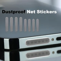 8pcsset universal metal phone speaker anti dust mesh sticker for iphone 13 12 11 pro promax earpiece net accessory