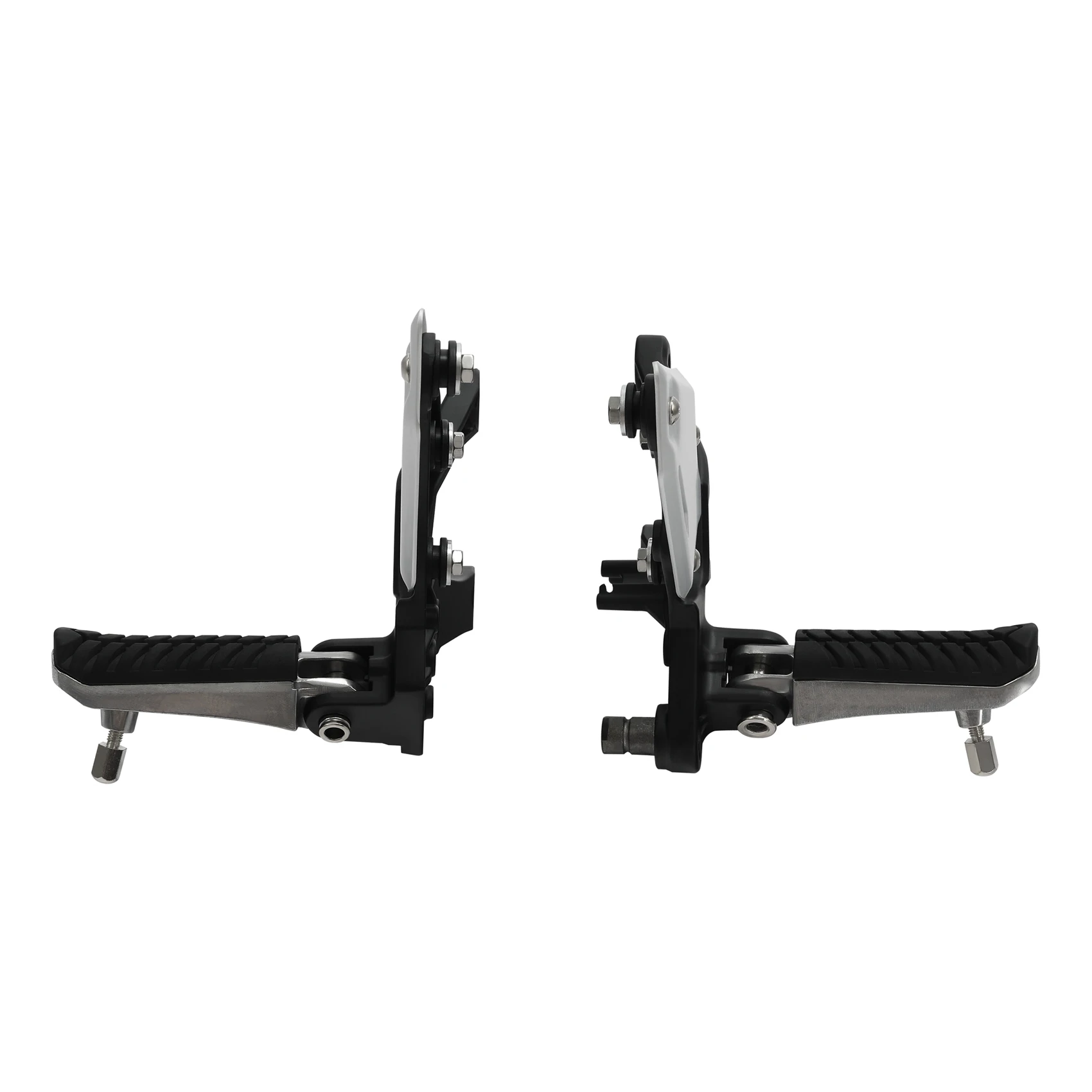 Чорний кронштейн педалей передніх водій для Kawasaki Z900 ABS 2017 2018 2019 2020 2021 2022 2023