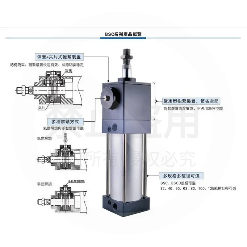Фото Горячая новинка: Цилиндр AirTac AIRTAC BSC100*500*600*700*800*900*1000-S №1