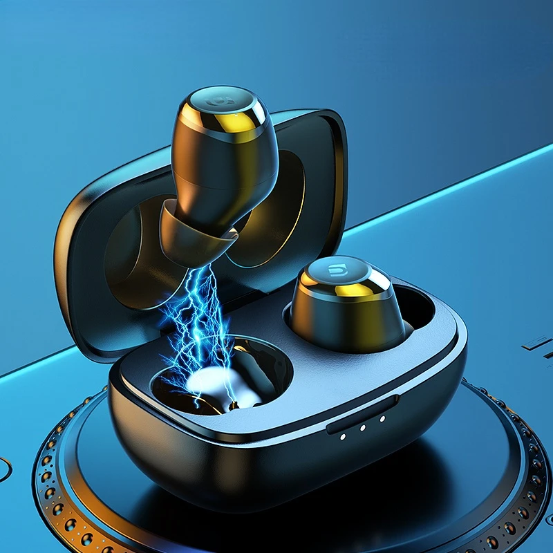 

TWS Wireless Bluetooth 5.0 Earphones Qualcomm aptX True Wireless Stereo Earbuds Superbass Headphones 27H Playtime 2 Mode