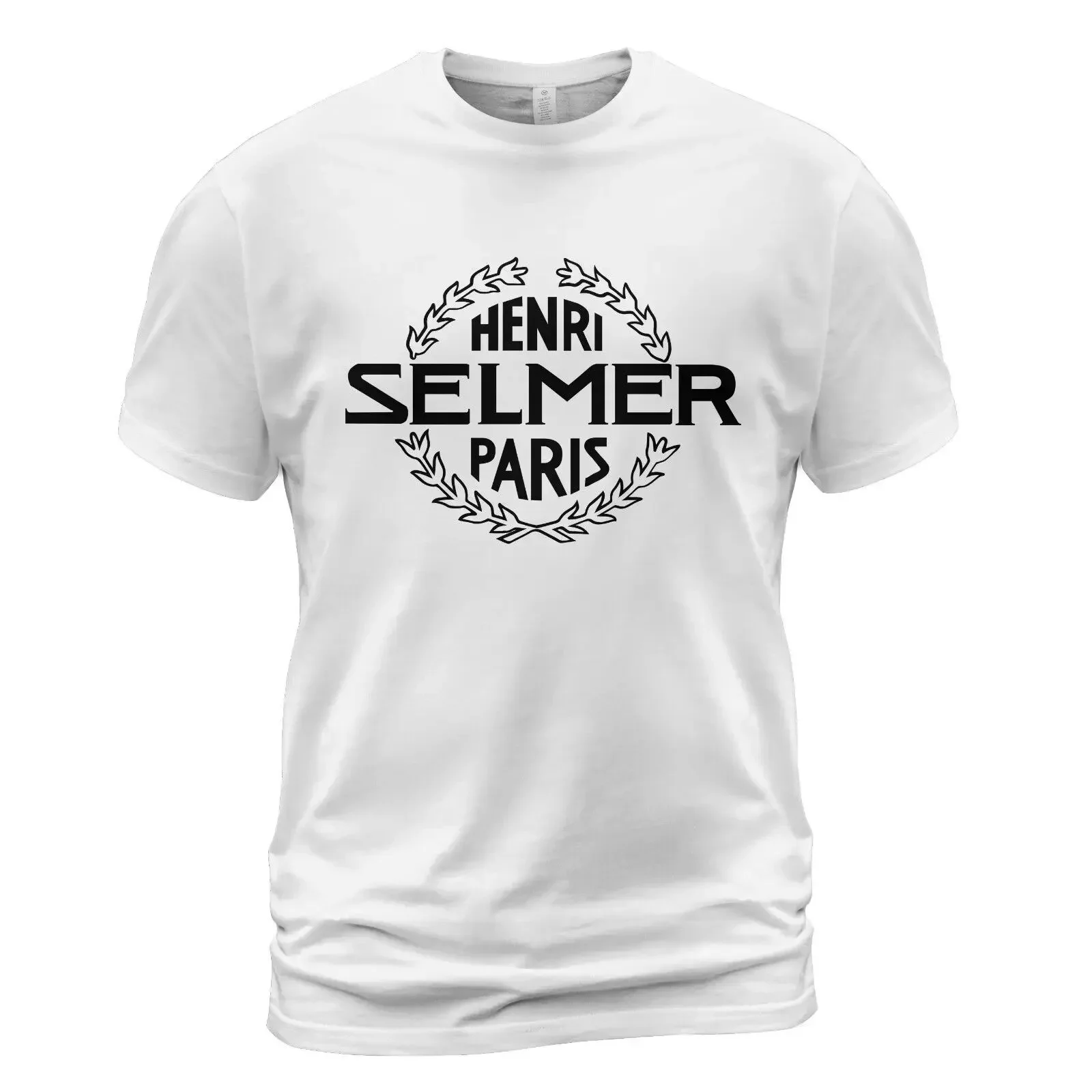 Henri Selmer Paris Logo T-Shirt Made in USA Size S to 5XL
