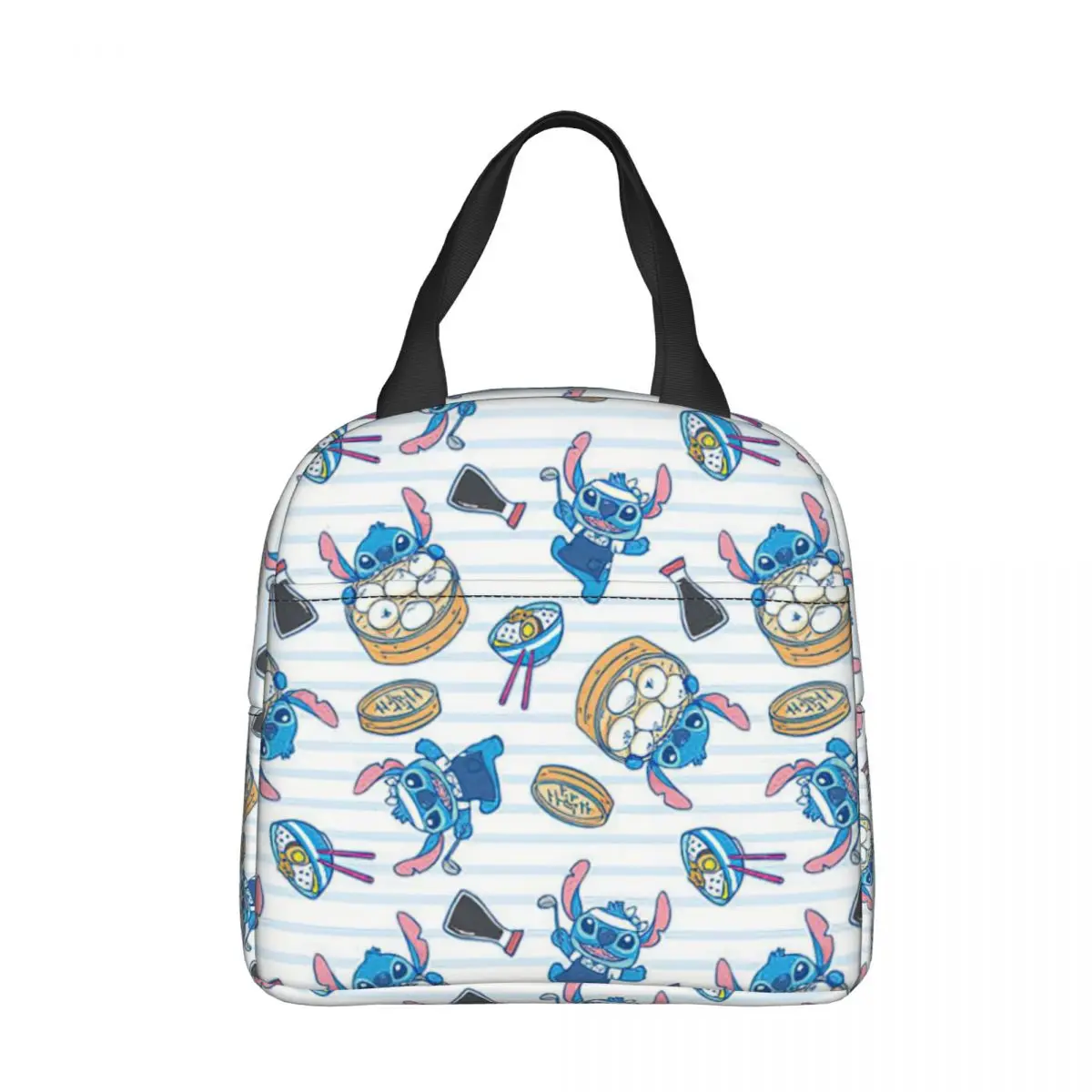 

Disney Lilo & Stitch Food Insulated Lunch Bags Thermal Bag Reusable Cartoon Leakproof Tote Lunch Box Food Storage Bags Beach