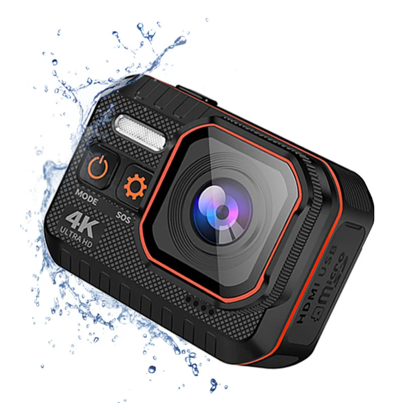 

Kamera Akcji 4K60FPS Z Ekranem Zdalnego Sterowania Wodoodporna Kamera Sportowa Rejestrator Jazdy Kamera Sportowa Surprise price