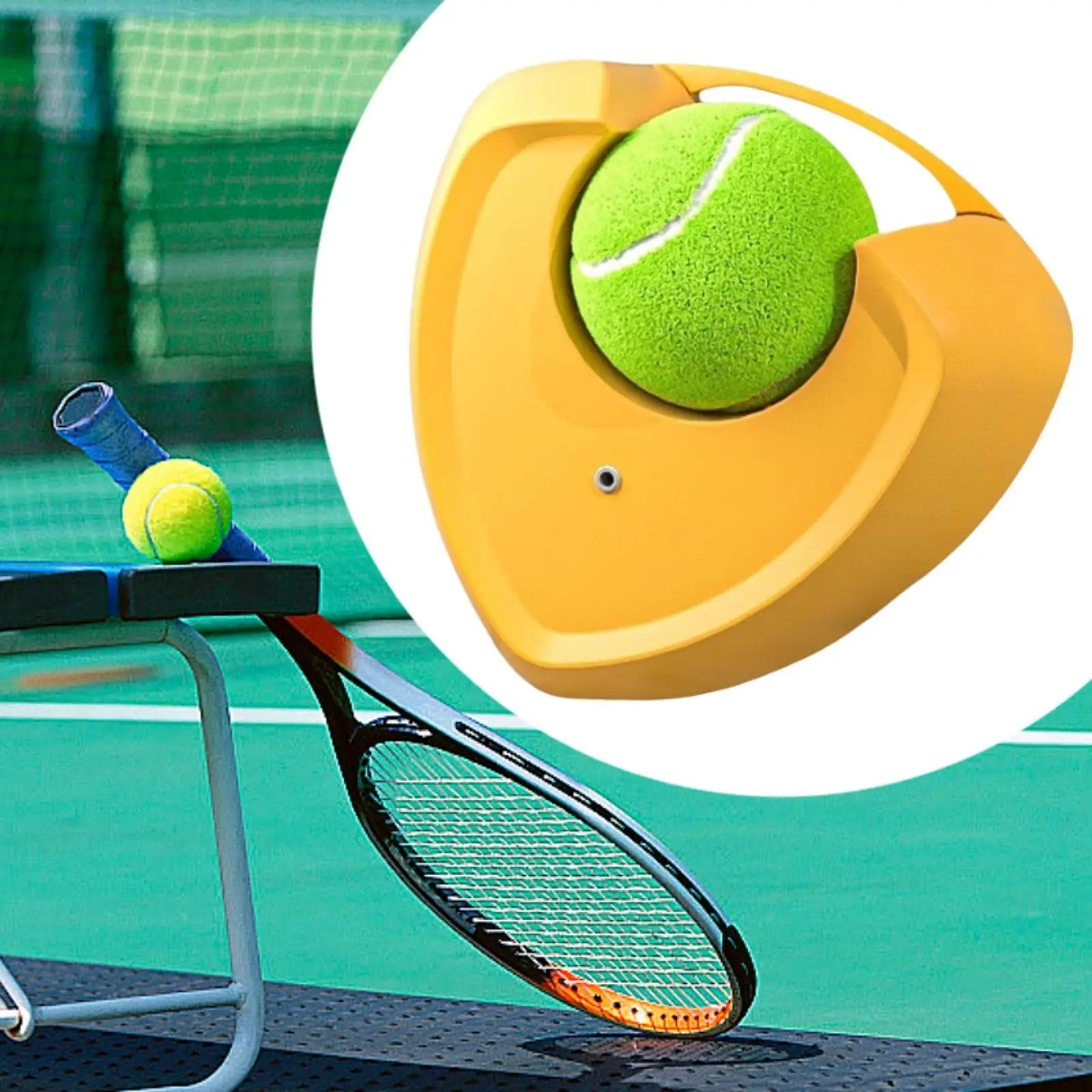 Мяч для отскока теннисного тренера со шнуром основание устройства тренировки