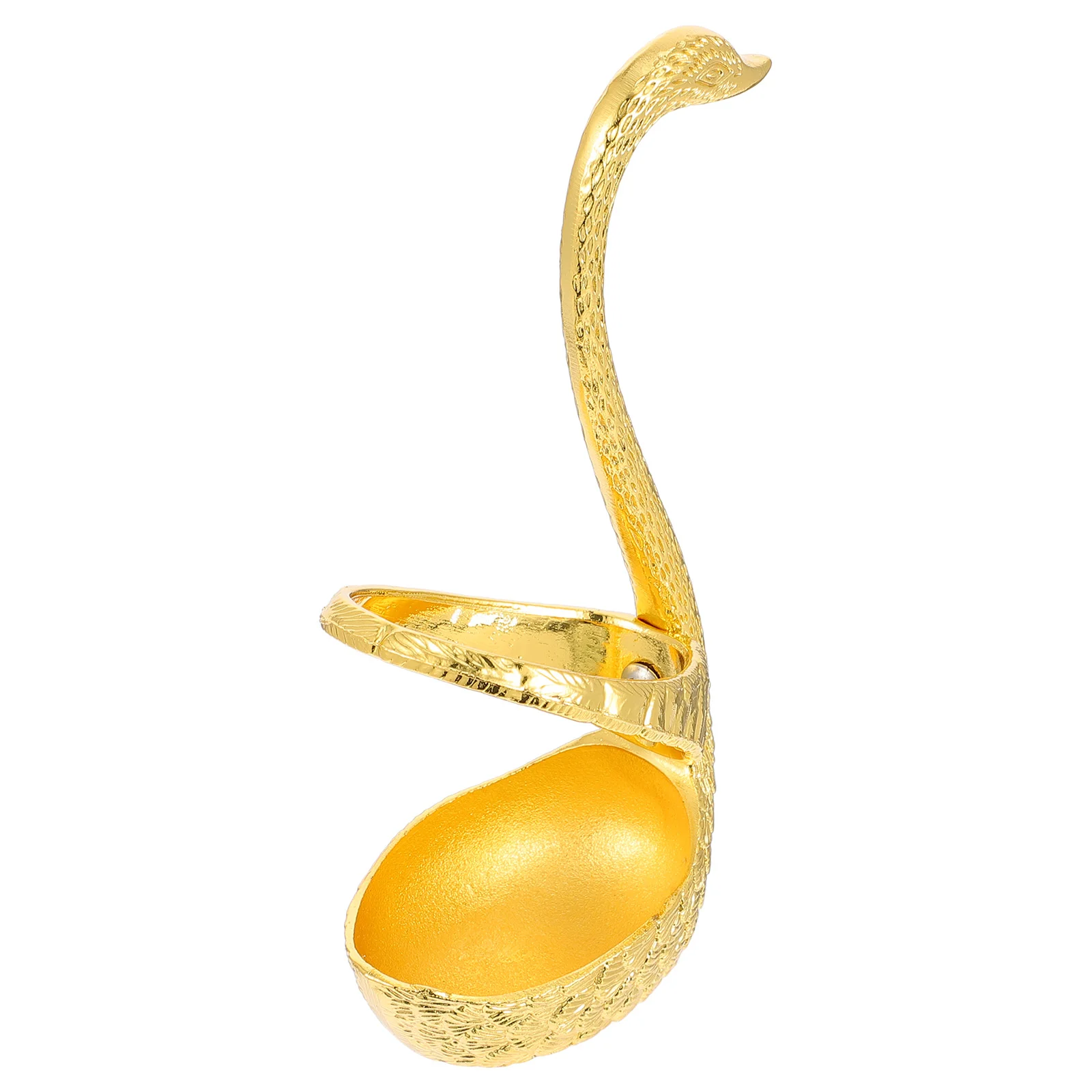 

Swan Fork Pedestal Wedding Decor Fruit Fork Organizer Appliance Swan Spoon Fork Holder Zinc Alloy Flatware Holder Accessories