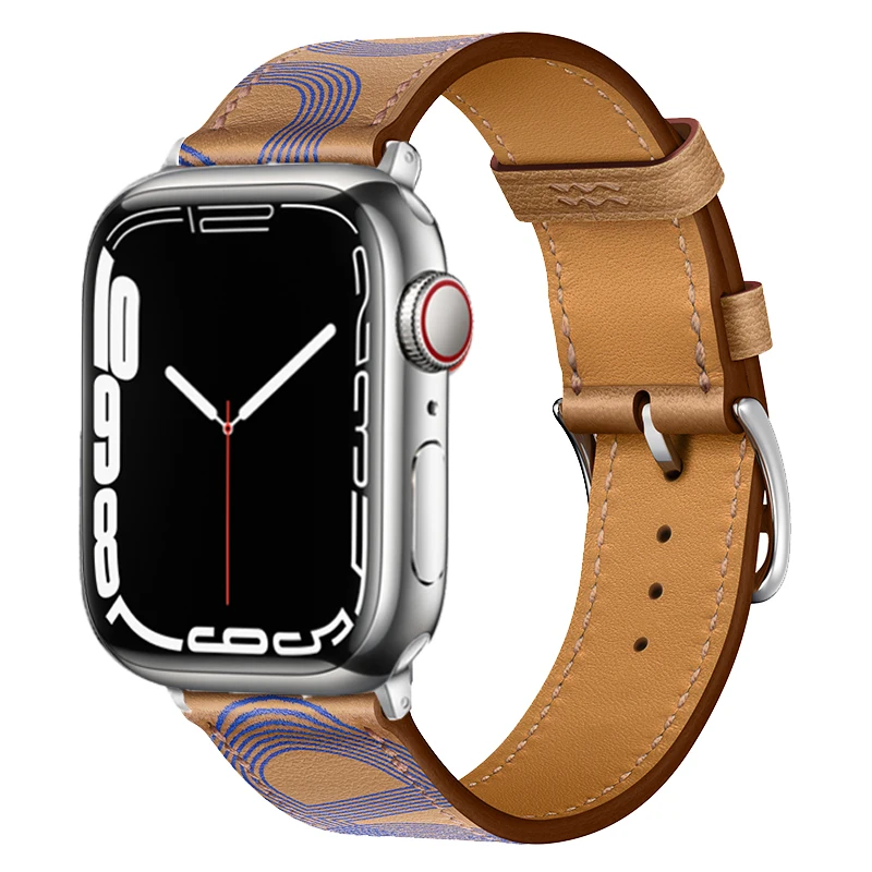 Leather strap For Apple Watch 45mm 41mm 44mm 42mm 40mm 38mm Race Track Bracelet Wristband For iWatch UItra 8 7 6 5 4 3 SE Correa
