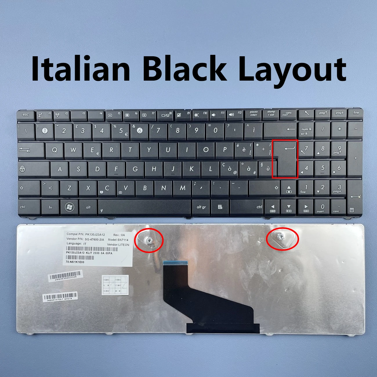 Италия Клавиатура для ноутбука ASUS K53U K53Z K53B K53BR X53BY X53U X73 N73 K73 K73T A53U K53T X53Z X53BR Series