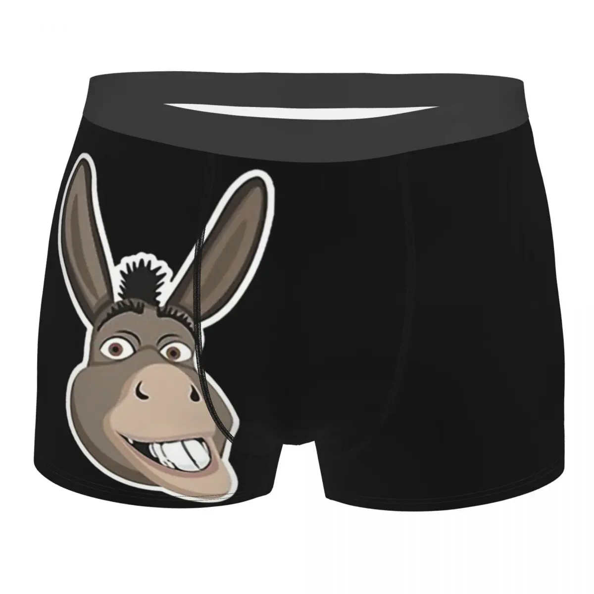 

Donkey Shrek Underpants Homme Panties Male Underwear Ventilate Shorts Boxer Briefs