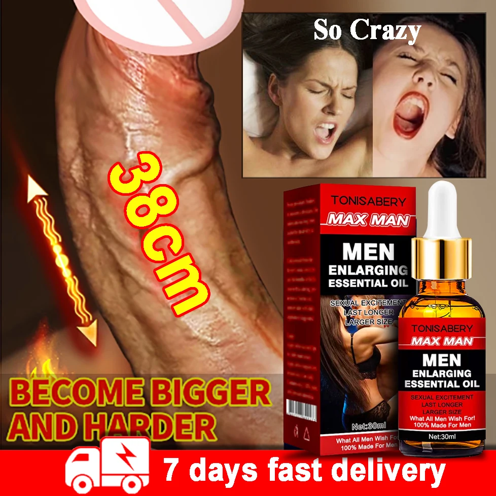 30ml Big Penis Enlargement Oil for Adults Cock Growth Erection Enhancer Delayed Ejaculation Lasting Enlargement Dick Thickening
