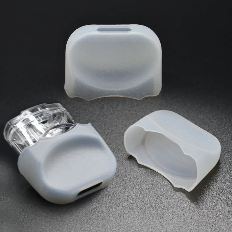

100pcs Disposable Transparent Food Grade Soft Silicone Mouthpiece For Smok Nord Kit Mouth Holder Nozzle Dust-Proof Head Cover