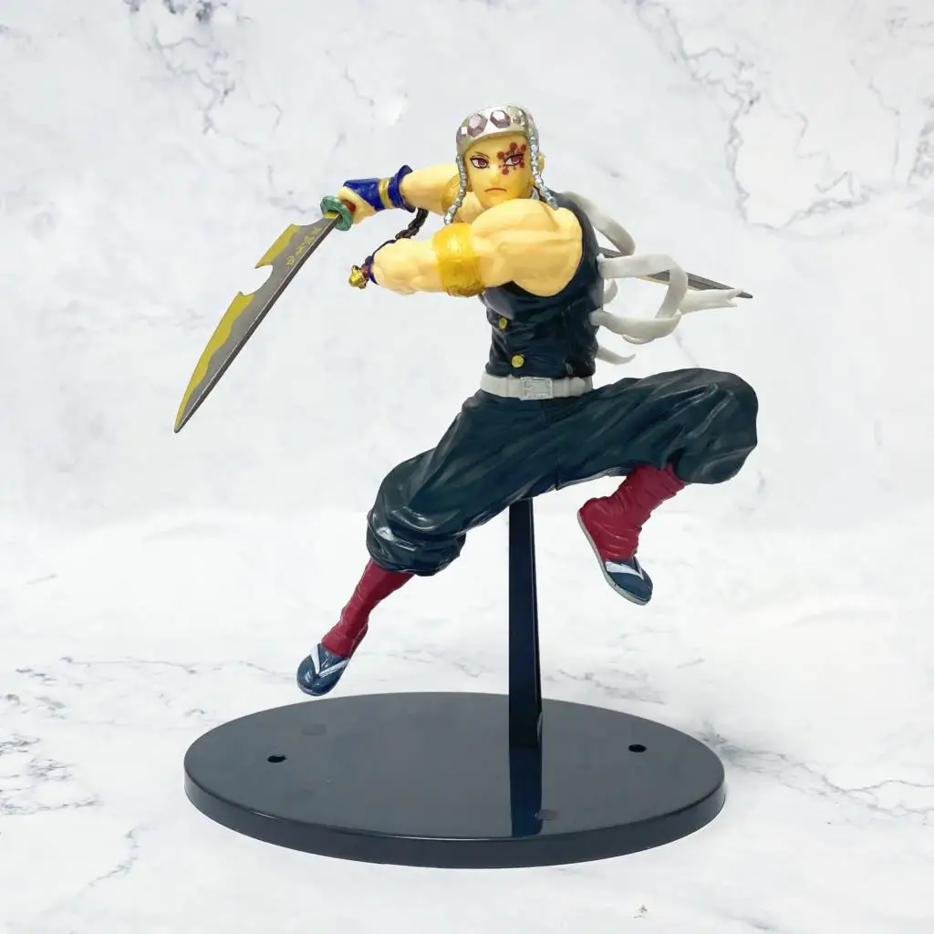 

Anime Figure Demon Slayer Uzui Vibration Stars PVC Action Figma Toys Kimetsu no Yaiba Figurine Collection Model Brinquedos Gifts