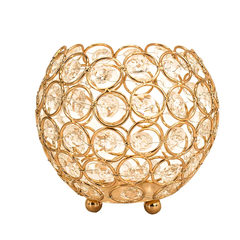 

Crystal Ball Party Hollow Candle Cup Candle Holder Vintage Romantic Wedding Bar Party Home Decor Candlestick Candle Accessories