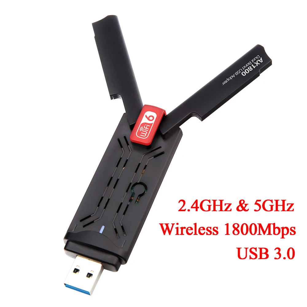 1800 Мбит/с Wi-Fi адаптер USB 802.11AX 2 4G/5 ГГц 3.0 беспроводная антенна сетевая карта