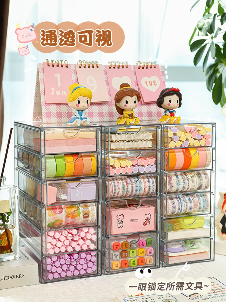 

Настольный канцелярский материал для ручной учетной записи, органайзер, Коробка Для Хранения ручек, декоративная наклейка, держатель инстр...