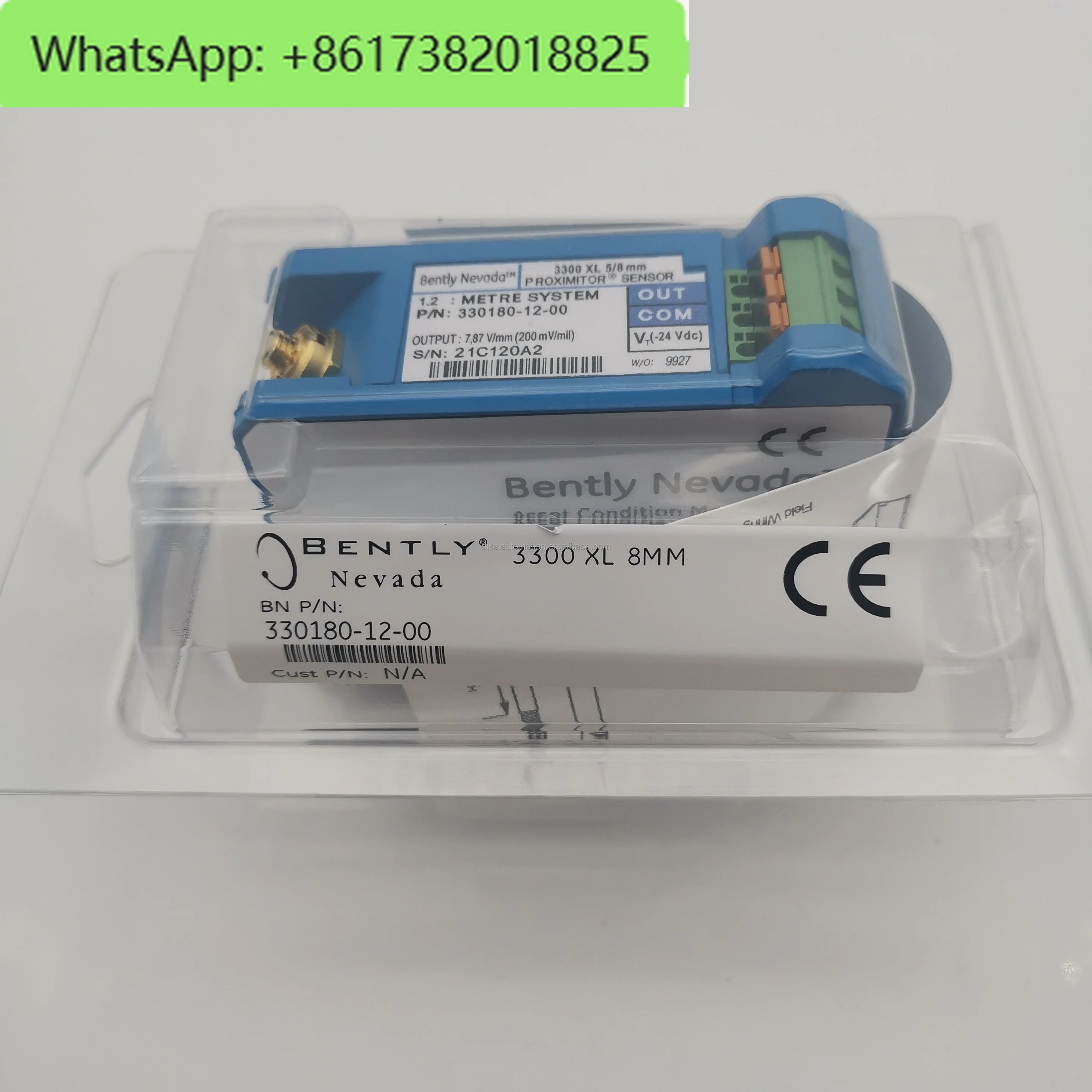 Бесконтактный вибродатчик Невада 3300XL 330780-90-05