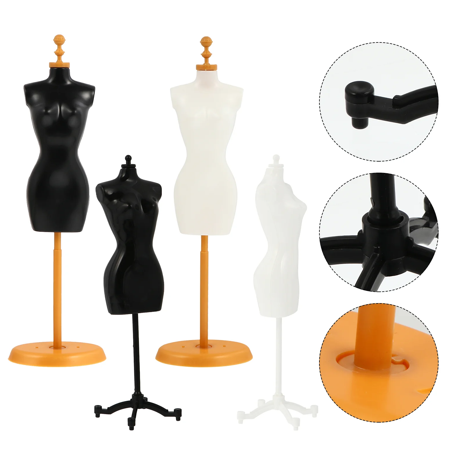 

Dress Mannequin Stand Form Display Mini Clothes Rack Holder Miniature Model Forms Body Figureaccessories Sewingcloth Female