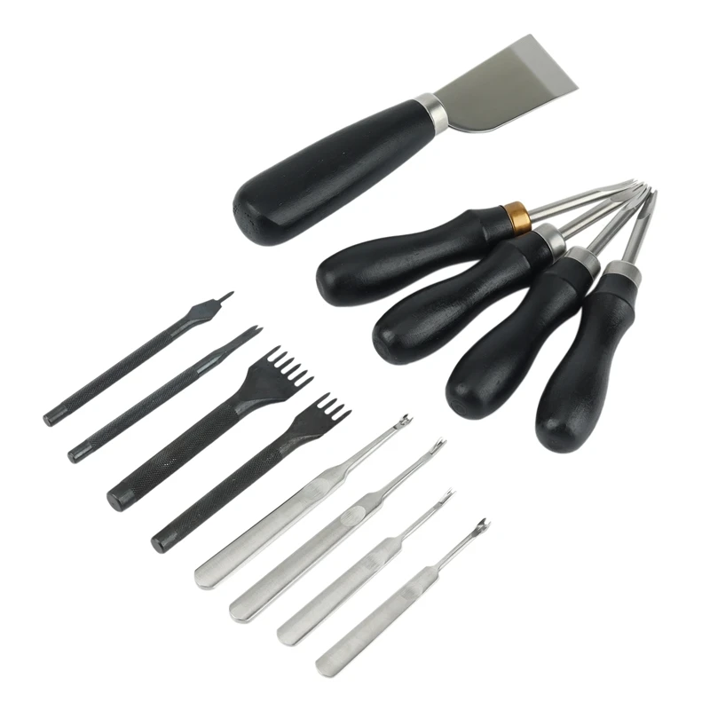 

Инструменты для работы с кожей, дырокол, кожевенный нож для обработки кромок, нож для шлифовки, режущий нож для работы с кожей