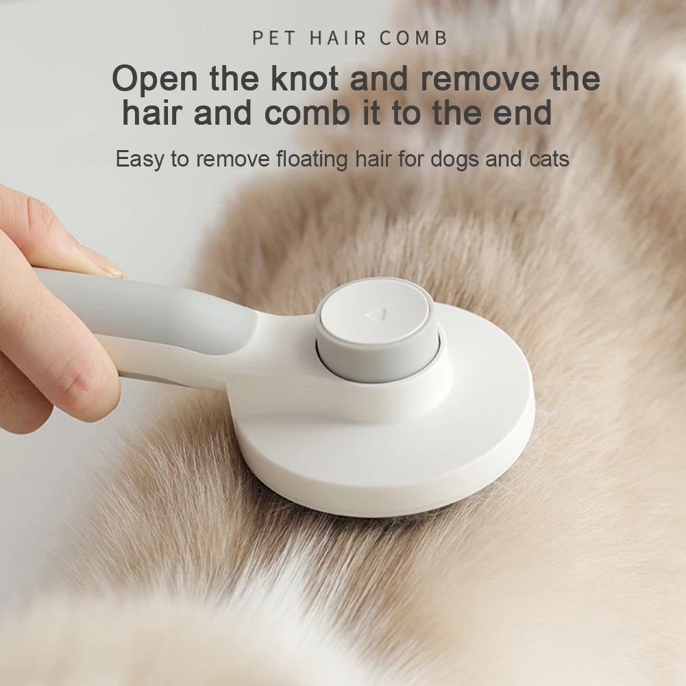 Самоочищающаяся расческа для кошек собак удаление волос улучшение