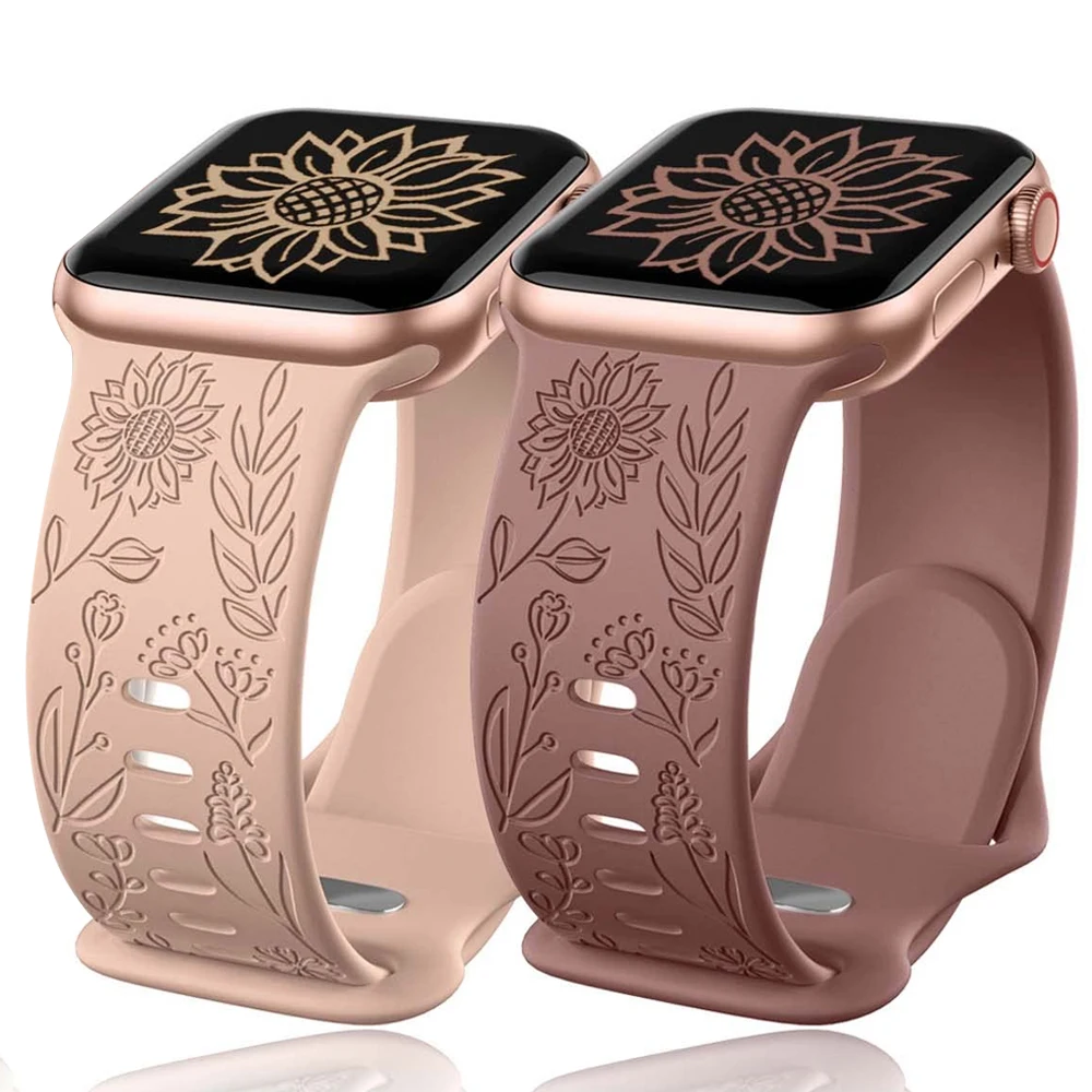 

Silicone Strap For Apple Watch Series 7/8 band 41mm 45mm 44mm 40mm 38mm iwatch 6 SE 5 3 Correa Bracelet Apple Watch Ultra 49mm