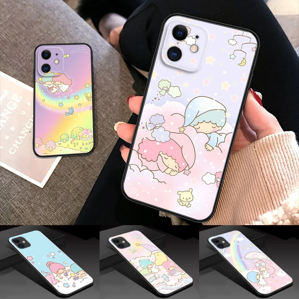 145A Little Twin Star Cartoon Мягкий чехол для Xiaomi Mi A1 A2 A3 9T Pro Poco F1 F2 F3 GT M2 M3 M4 M5 C40 X2 X3 NFC X4 pro