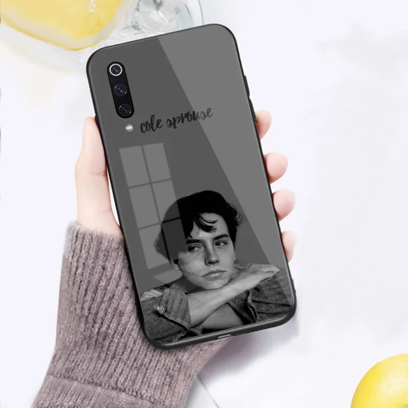 Cool Cole Sprouse Phone Case For Xiaomi 12 11T 10 9 Redmi Note 11 10 10S Pro Redmi 9 9A 8 Black PC Glass Phone Cover images - 6