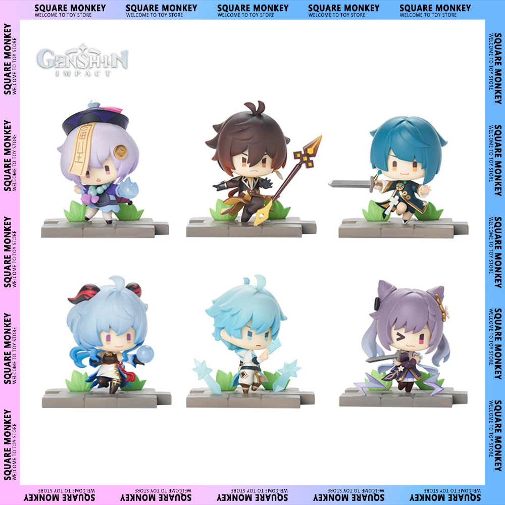 

Genshin Impact Mystery Box Anime Figure Liyue Battlefield Heroes Theme 2 Blind Box Toy Figurine Anime Kawaii Free Shipping Items