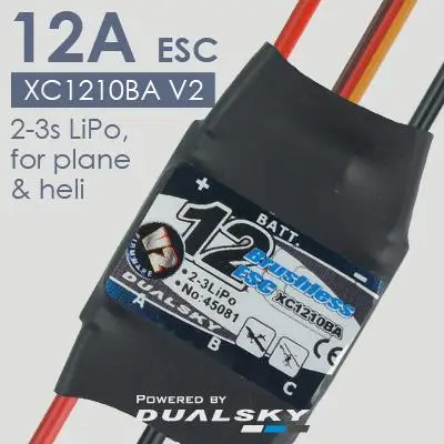 DUALSKY Xcontroller BA V2 серии Безщеткая ESC 6A-130A для самолета & Гели (art.: 3920d368265fb) - 3920d368265fb