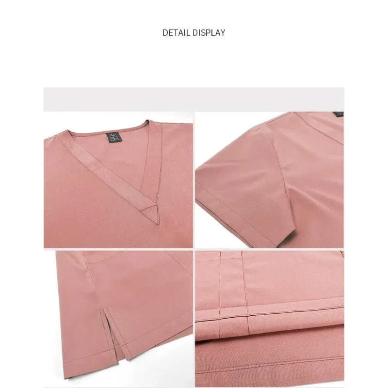 Униформа для медсестер и женщин повседневная одежда с коротким рукавом