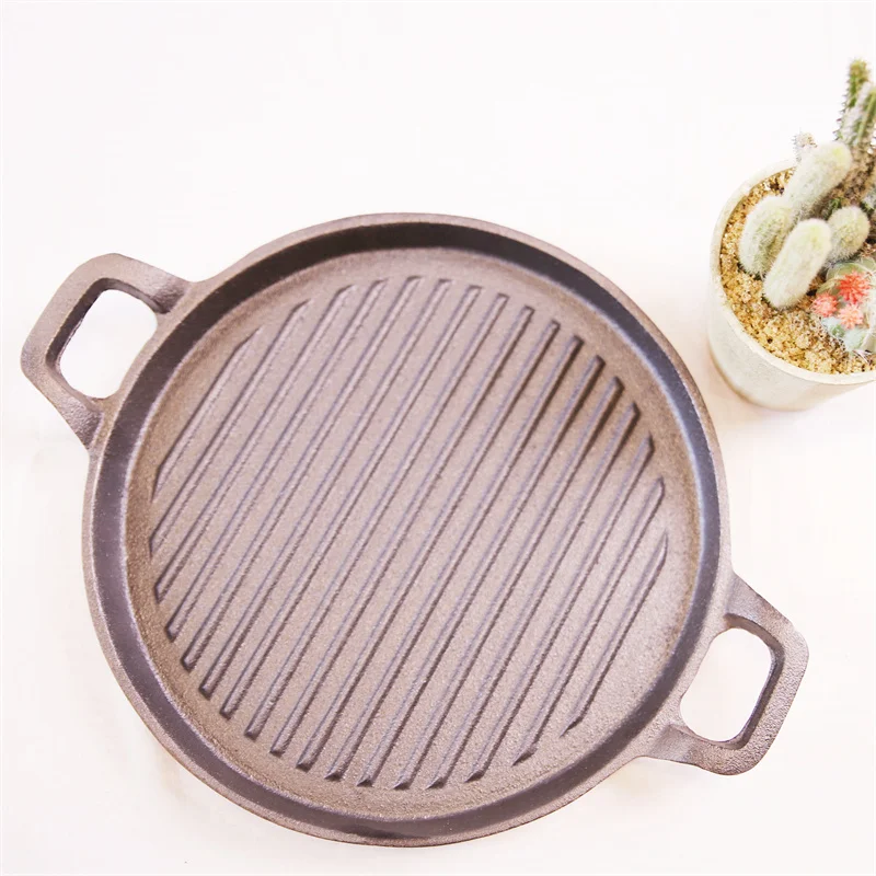 

Thick Cast Pan Iron Healthy Iron Frying Home Cooking Utensil Frying Practical Non-stick Iron Pancake Pan