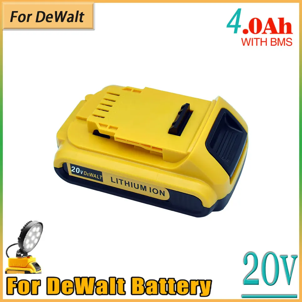 20V Electric Eplacement Battery 3000mAh/4000mAh for 18V/20V DeWalt Tools DCB205 DCD74 DCB201 DCG412 DCD740 DCB203 Etc