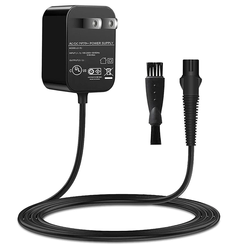 

1 Set Shaver Charger Power Cord For Braun Series 7 9 3 5 1 XT5 Electric Razor 3040S 340S 9385Cc 370 720 760Cc 790Cc US Plug