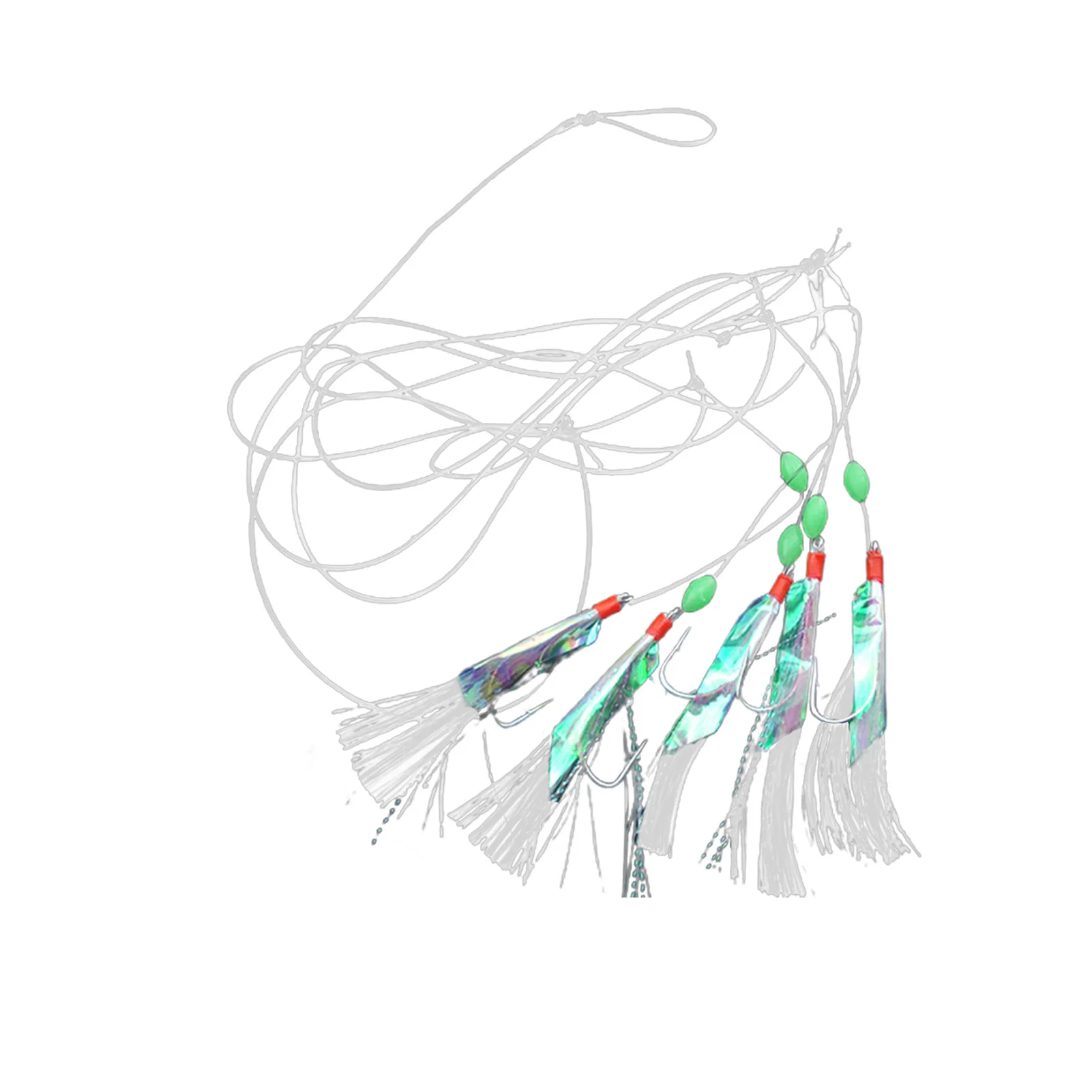 

5 шт. приманки, приманки, рыболовные снасти, светящиеся рыболовные бусины из кожи, светящаяся рыболовная приманка, приманка, крючки с высоким...