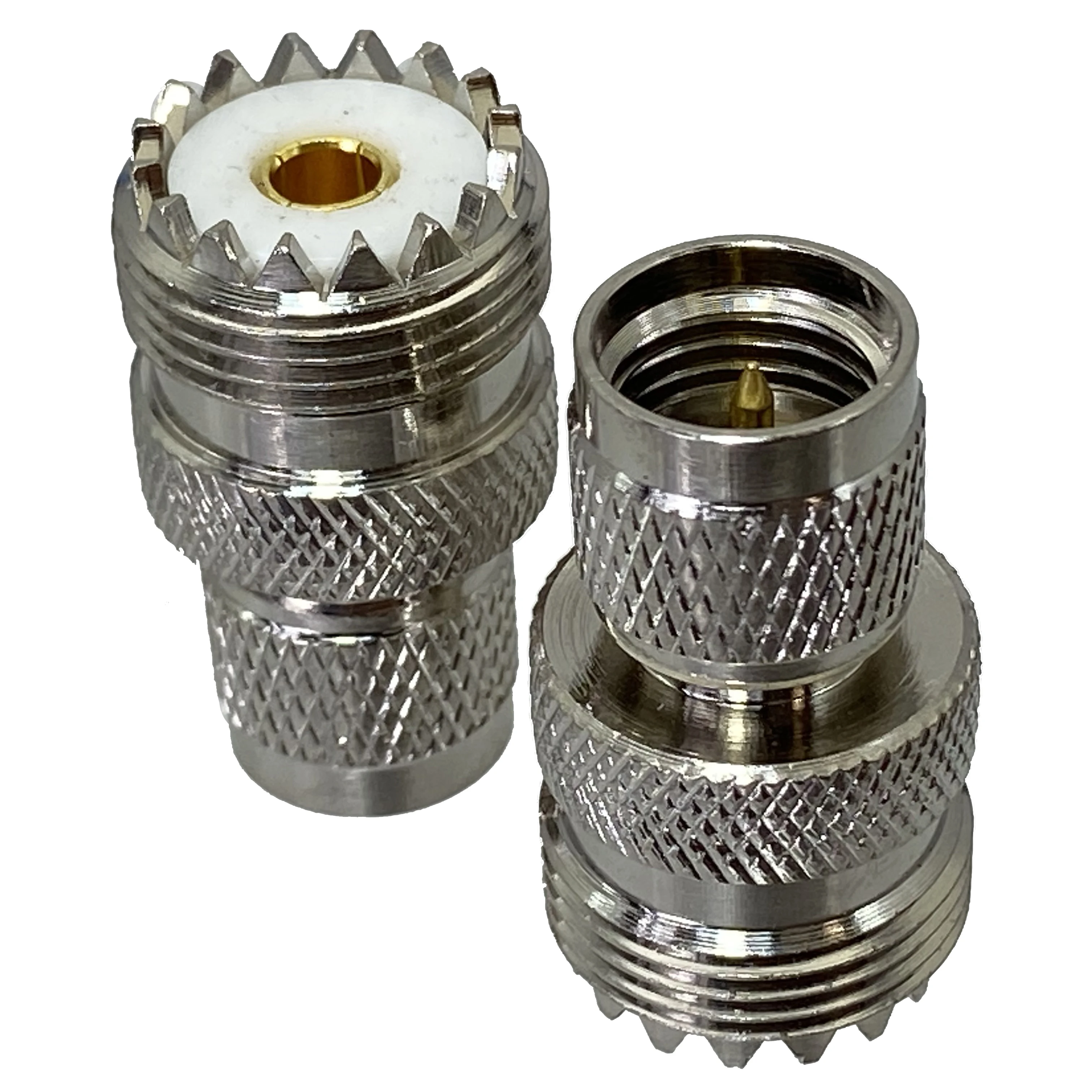 

UHF адаптеры Mini UHF штекер к UHF Female SO239 разъем РЧ коаксиального адаптера