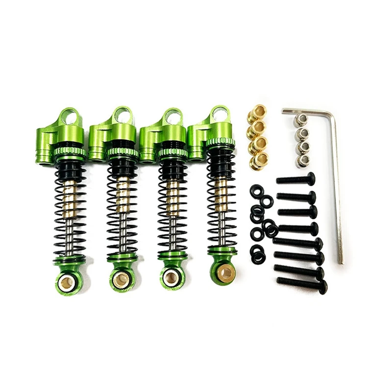 

For FMS FCX24 Metal 43mm Shock Non Oil Pressure 1/24 RC Crawler Car Upgrades Parts Accessories,Green