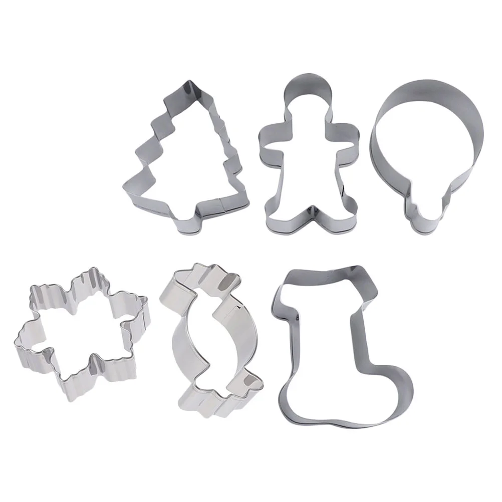 

Cookie Christmascutters Biscuit Moldmolds Gingerbread Korean Shape Baking Tree House Cake Fondant Kit Snowflake Santa Bread