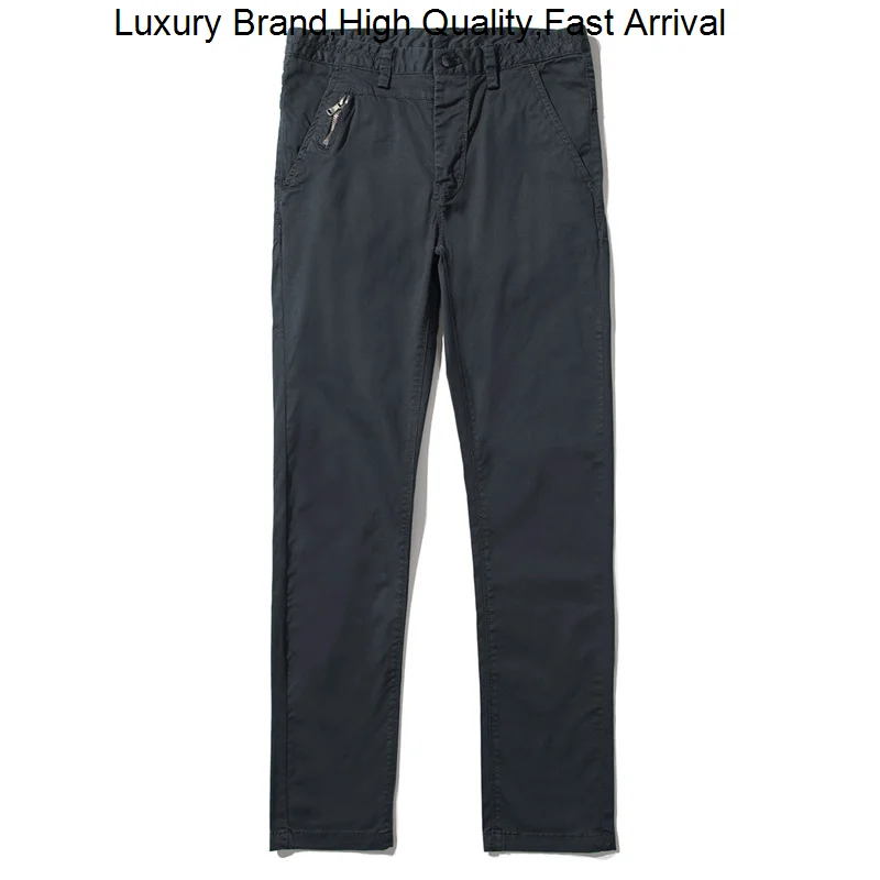 

Брюки VAKAUP мужские свободные, повседневные спортивные штаны, хлопковая уличная одежда на молнии со средней посадкой, прямые брюки, на весну-лето