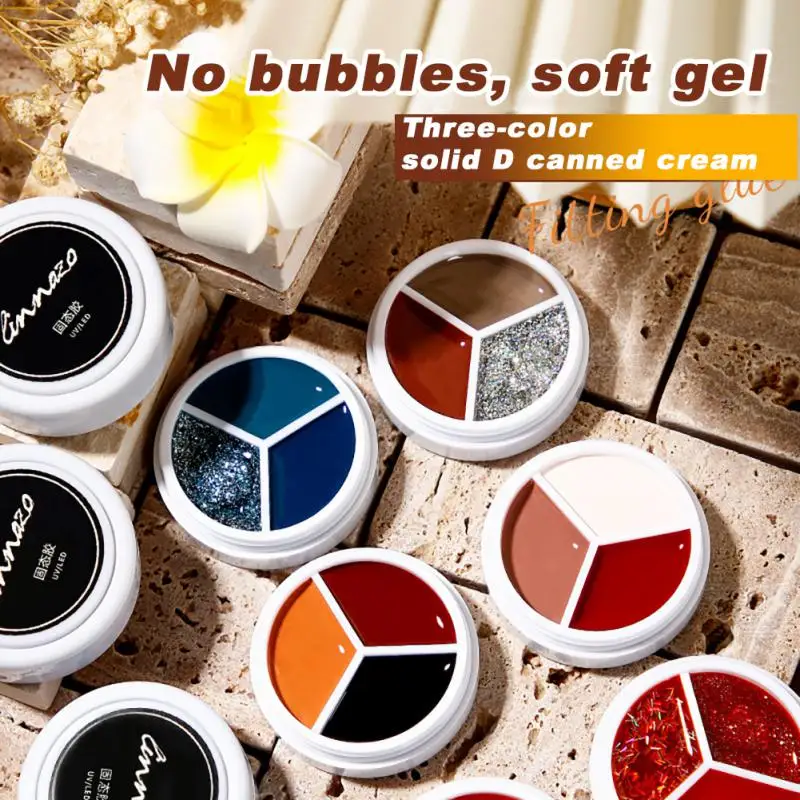 Jmofo сетчатый красный твердый гель для ногтей 3 цвета клей осень-зима новый