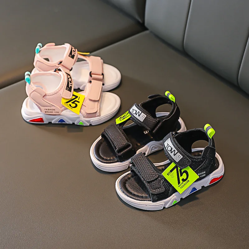 

Kids Sandals for Boys Girls Soft Bottom Summer Shoes 1-3-6 Years Girls Open Toe Breathable Sandals Baby Toddler Sandals 21-30