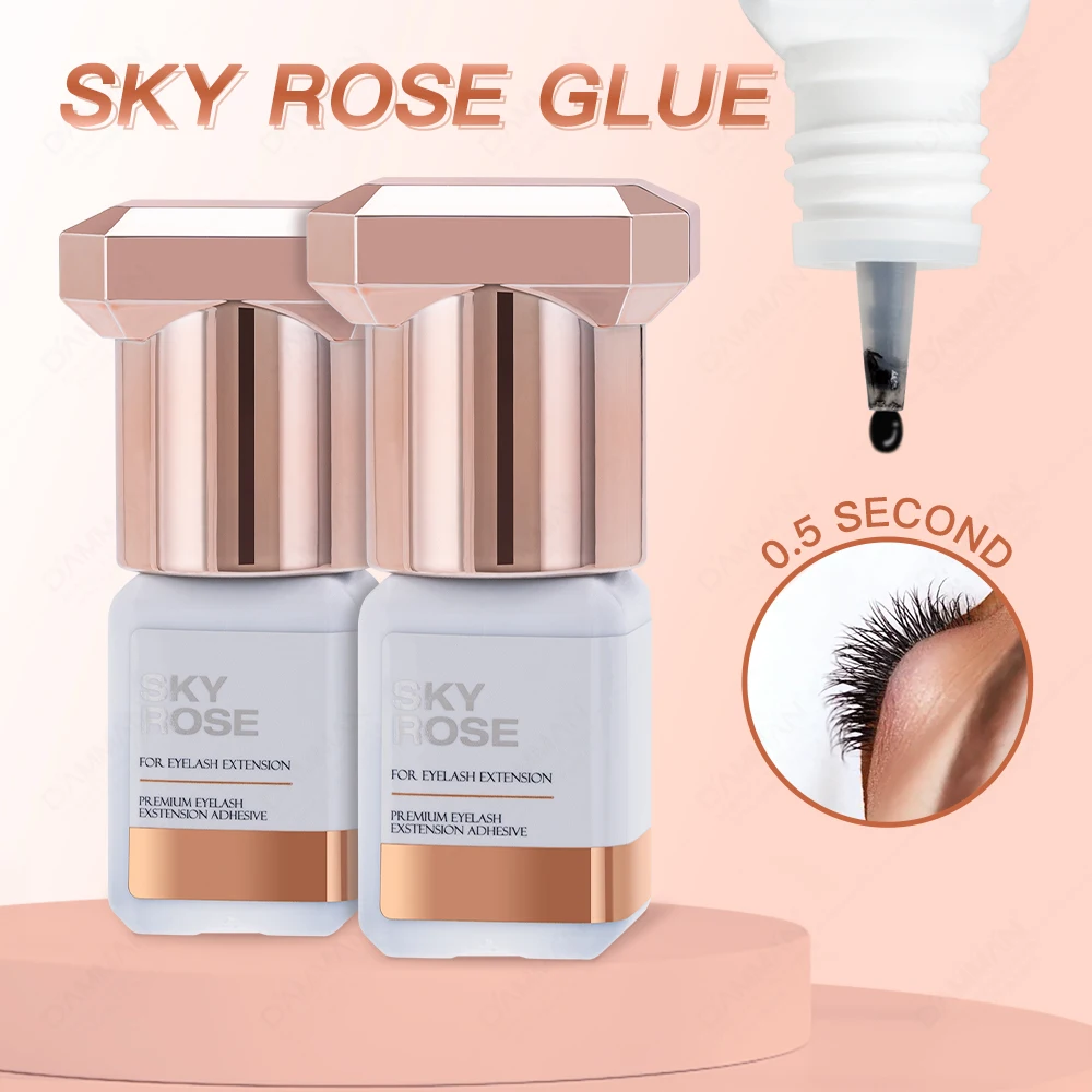 3 бутылки 5 мл корейский оригинальный клей для наращивания ресниц Sky Rose 0 5S