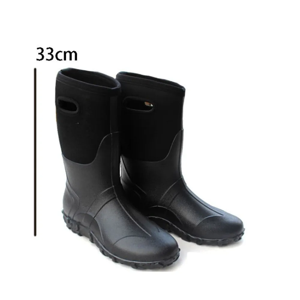 New Style Men's Rain Boots Water Shoes Industrial and Mining Shoes Waterproof Bionic Camouflage Hunter's Boots Snow Boots enlarge
