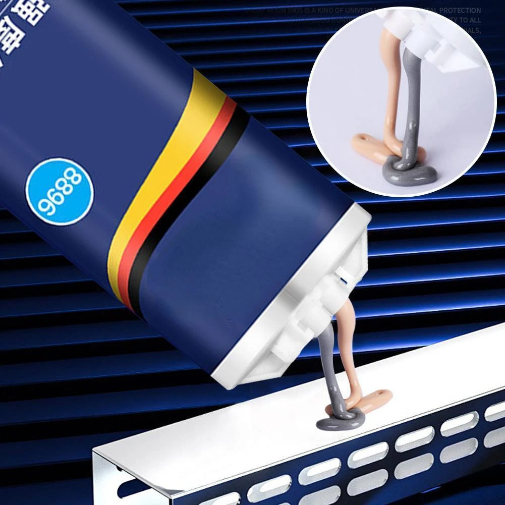 

Permanent Metal Repair Paste Strong A&B Caster Glue Industrial Heat Resistant Sealant Cold Weld Defect Repair Agent New