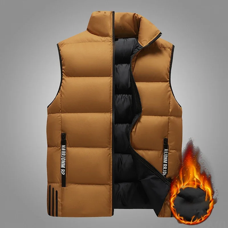 Бренд CASUMANL 2024 осенне-зимняя мужская свободная повседневная куртка без рукавов на