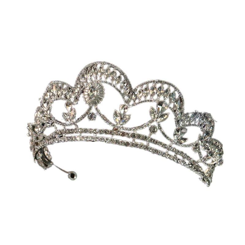 

Crown Headdress Bride Wedding Dress Accessories Baroque Stylish and Personalized Rhinestone Birthday Crown Hair Accessories