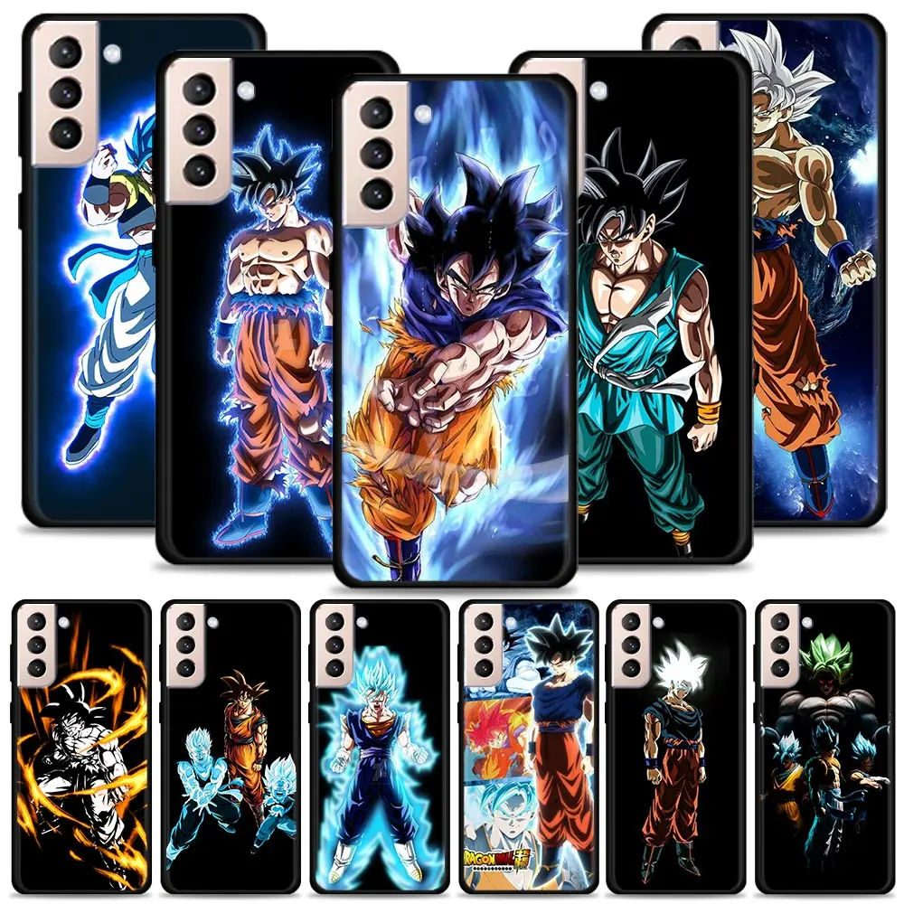 

Dragon Ball Goku Silicone Case For Samsung Galaxy S22 S21 S20 Ultra FE S10 S9 S8 Plus S10e Note 20Ultra 10Plus Cover