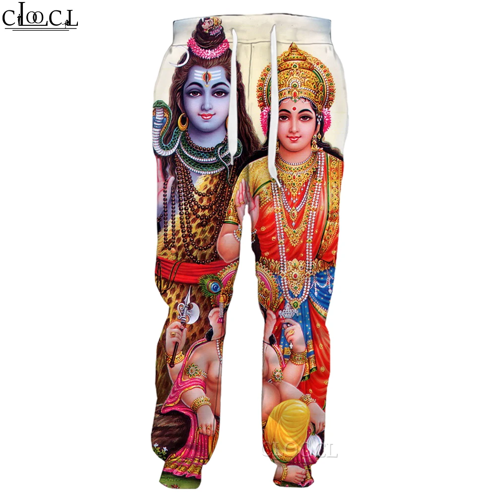 

CLOOCL Men Trousers Lord Shiva 3D Pattern Ganesha Printed Trousers Harajuku Style Women Pants Casual Clothing Jogging Sweatpants