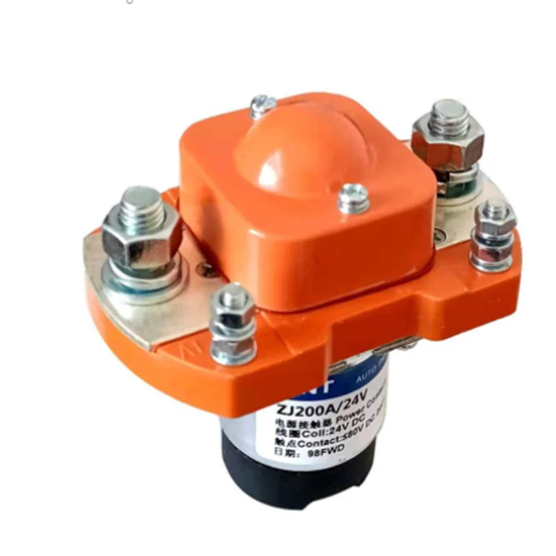

MZJ-200A DC24V катушка главный контакт 1NO 200A прямого действия соленоидный контактор постоянного тока