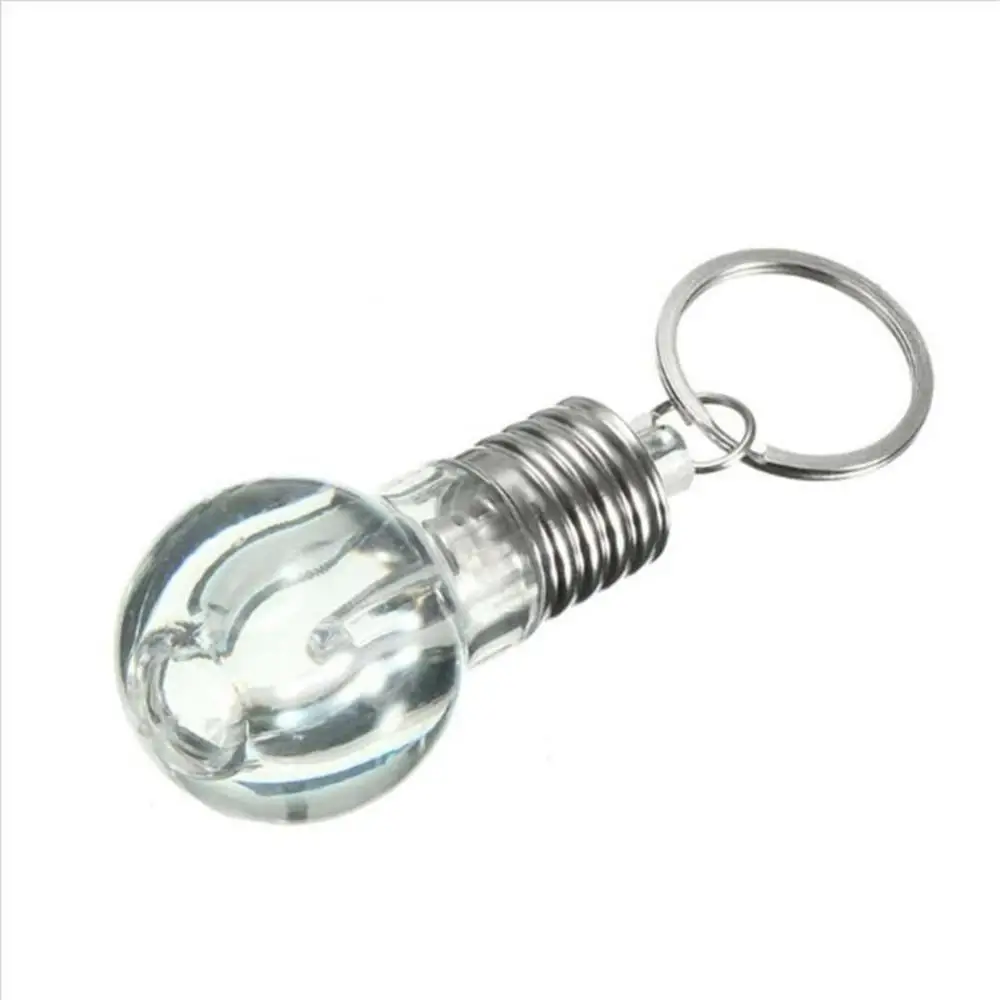 

Mini Color Changing LED Flashlight Light Bulb Lamp Key Ring Keychain Xmas Gift